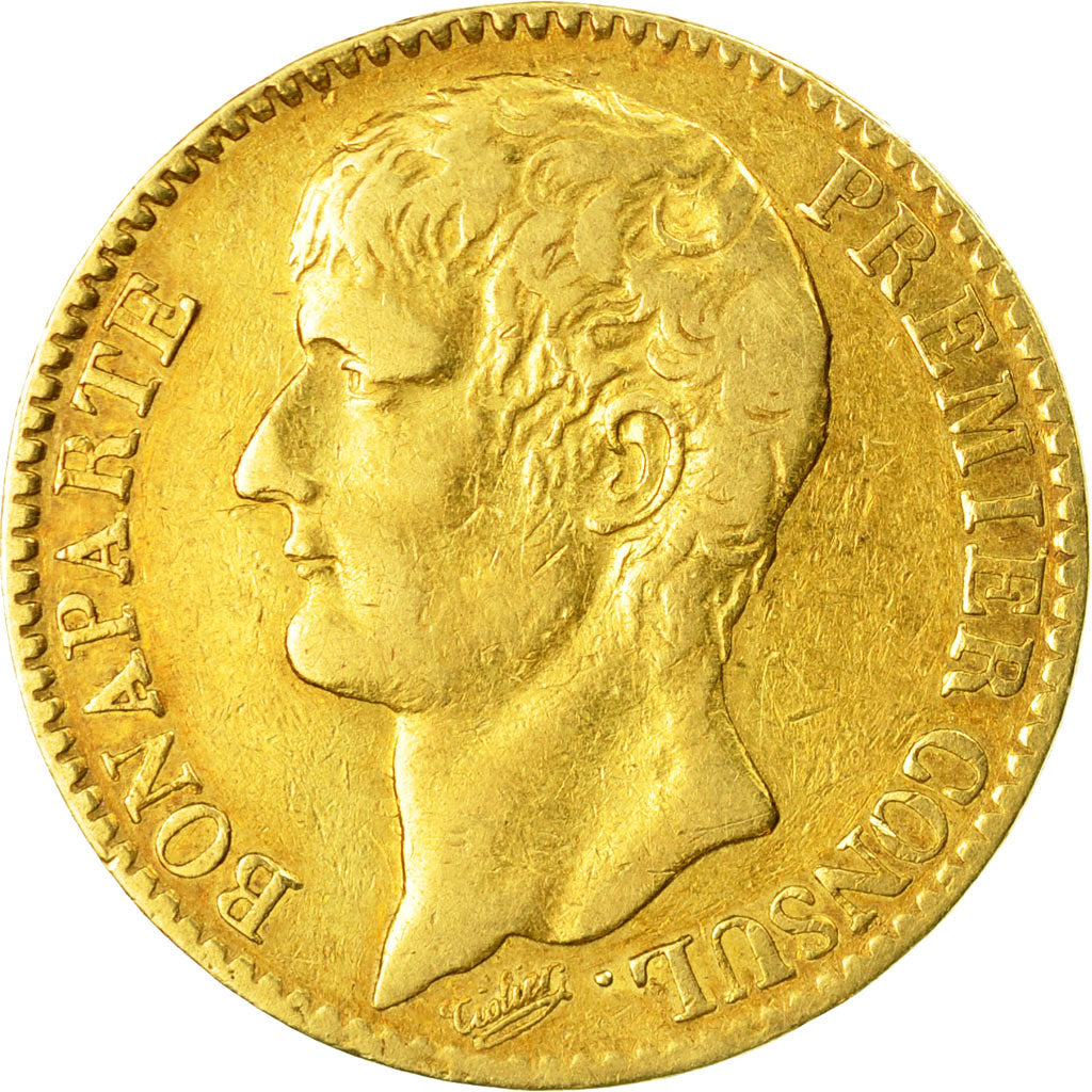 Coin, France, Napoléon I, 40 Francs, An XI, Paris, EF(40-45), Gold, KM:652