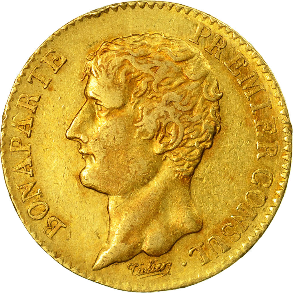 Moneta, Francia, Napoléon I, 20 Francs, An XI, Paris, BB, Oro, KM:651