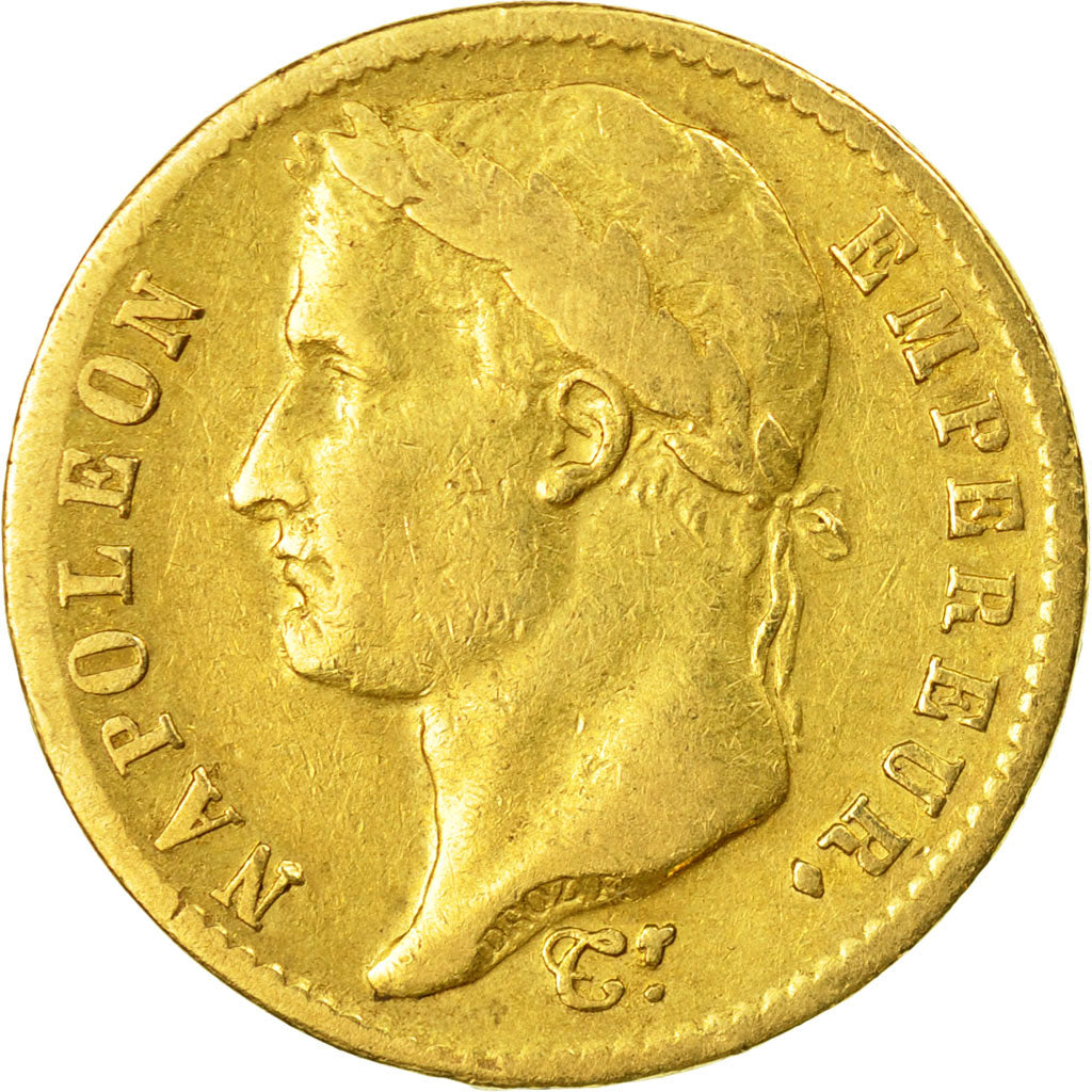 Münze, Frankreich, Napoléon I, 20 Francs, 1808, Toulouse, S, Gold, KM:687.3