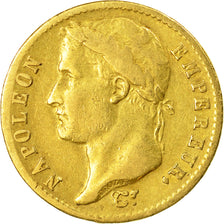 Münze, Frankreich, Napoléon I, 20 Francs, 1808, Toulouse, S, Gold, KM:687.3