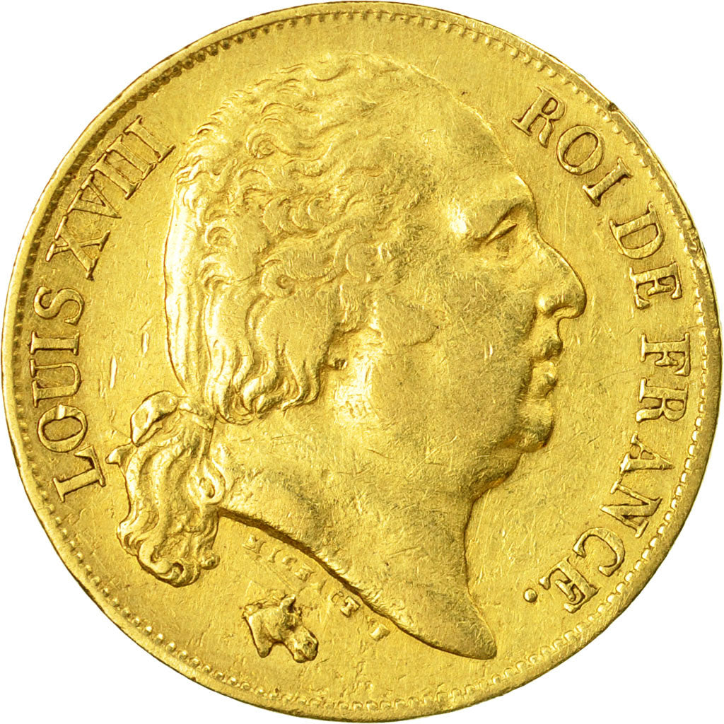 Münze, Frankreich, Louis XVIII, Louis XVIII, 20 Francs, 1818, Bayonne, SS