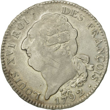 Monnaie, France, Louis XVI, Écu de 6 livres françois, ECU, 6 Livres, 1792