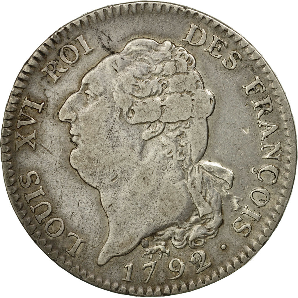 Coin, France, Louis XVI, Écu de 6 livres françois, ECU, 6 Livres, 1792, Paris