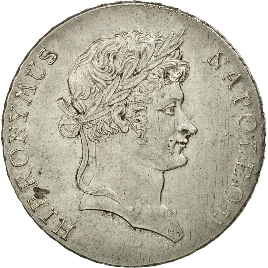Coin, German States, WESTPHALIA, Jerome, Thaler, 1810, EF(40-45), Silver, KM:113