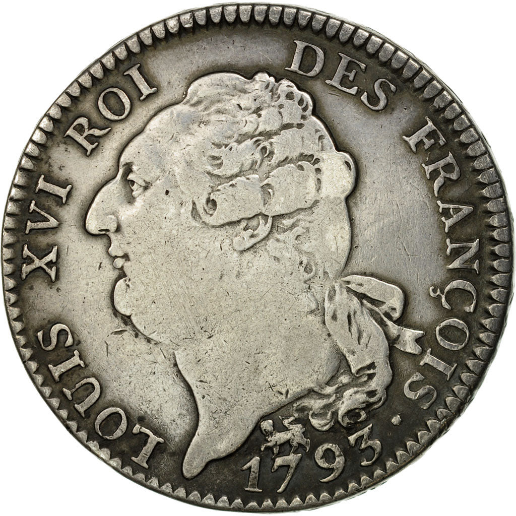 Münze, Frankreich, Louis XVI, Écu de 6 livres françois, ECU, 6 Livres, 1793