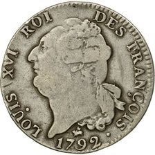 Coin, France, Louis XVI, Écu de 6 livres françois, ECU, 6 Livres, 1792, Rouen