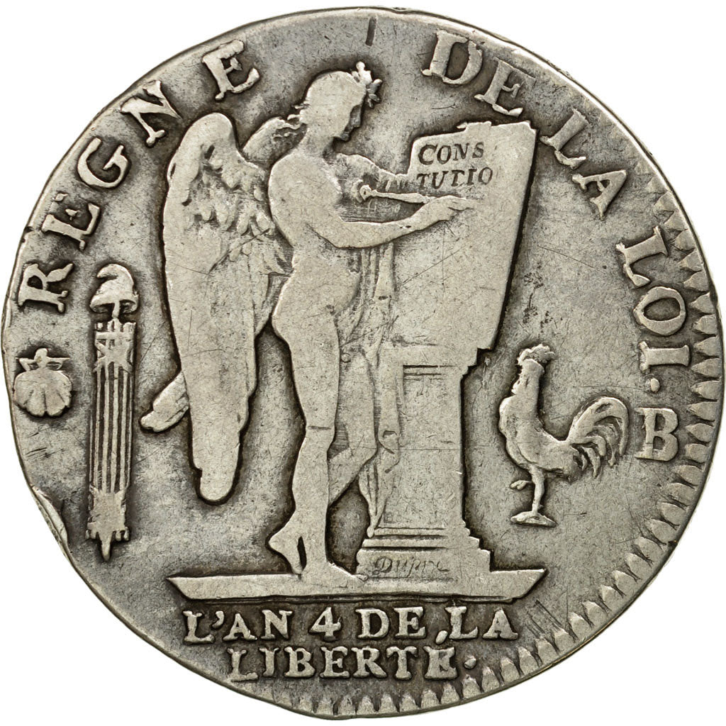 Coin, France, Louis XVI, Écu de 6 livres françois, ECU, 6 Livres, 1792, Rouen