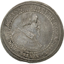 Coin, German States, ALSACE, Leopold V, Thaler, 1624, Ensisheim, EF(40-45)