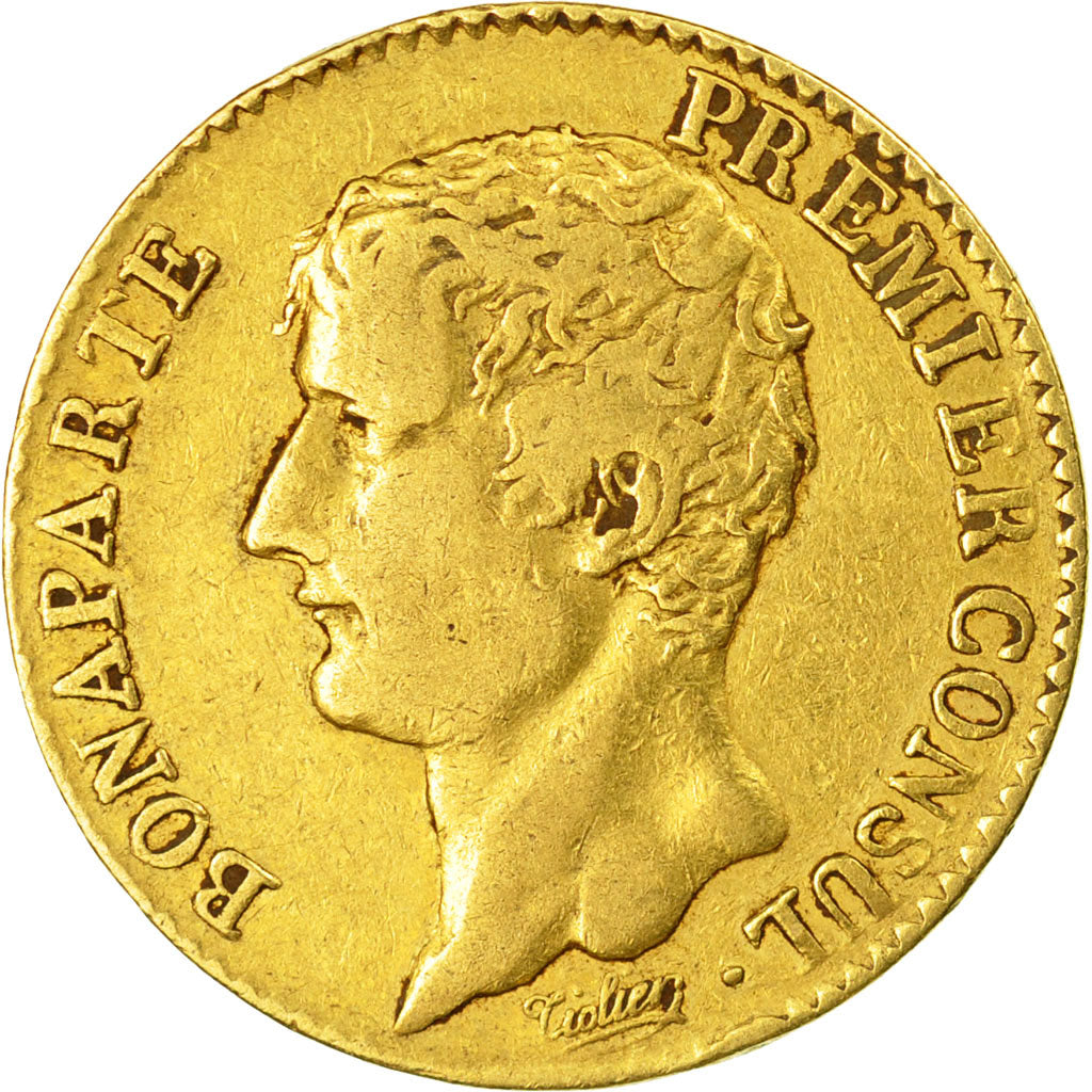 Moneta, Francia, Napoléon I, 20 Francs, An XI, Paris, BB, Oro, KM:651