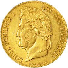 Coin, France, Louis-Philippe, 20 Francs, 1841, Lille, EF(40-45), Gold, KM:750.5