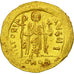 Coin, Phocas, Solidus, 602-610, Constantinople, EF(40-45), Gold, Sear:620