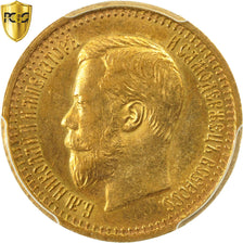 Coin, Russia, Nicholas II, 7 Roubles 50 Kopeks, 1897, St. Petersburg, PCGS