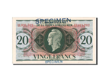 Billet, Guadeloupe, 20 Francs, 1944, 2.2.1944, KM:28s, SUP