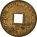 Coin, FRENCH COCHIN CHINA, 2 Sapeque, 1879, Paris, EF(40-45), Bronze, KM:2