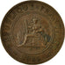 Coin, FRENCH INDO-CHINA, Cent, 1885, Paris, EF(40-45), Bronze, KM:1, Lecompte:37