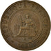 Coin, FRENCH INDO-CHINA, Cent, 1886, Paris, EF(40-45), Bronze, KM:1, Lecompte:38