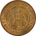 Coin, FRENCH INDO-CHINA, Cent, 1888, Paris, AU(50-53), Bronze, KM:1, Lecompte:40