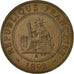 Coin, FRENCH INDO-CHINA, Cent, 1892, Paris, AU(50-53), Bronze, KM:1, Lecompte:43