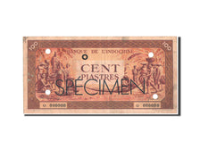 FRENCH INDO-CHINA, 100 Piastres, 1942-1945, SPECIMEN, KM:66s