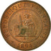 Coin, FRENCH INDO-CHINA, Cent, 1894, Paris, AU(50-53), Bronze, KM:1, Lecompte:45