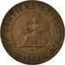 Coin, FRENCH INDO-CHINA, Cent, 1895, Paris, EF(40-45), Bronze, KM:7, Lecompte:46