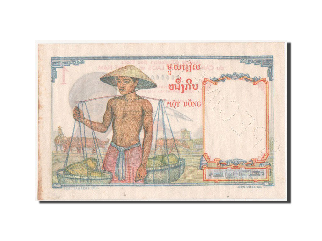 Banknote, FRENCH INDO-CHINA, 1 Piastre, 1953, KM:92, UNC(60-62)