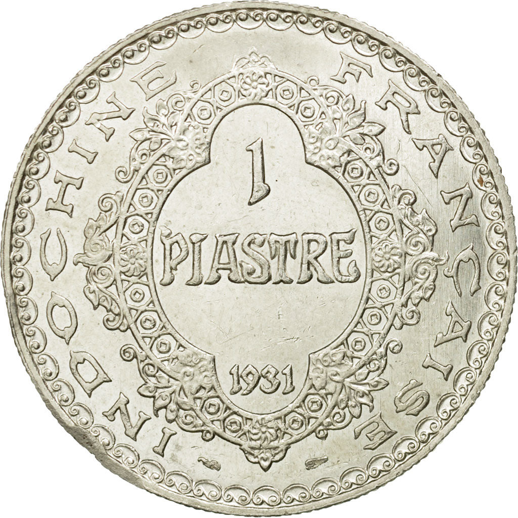 Coin, FRENCH INDO-CHINA, Piastre, 1931, Paris, AU(55-58), Silver, KM:19