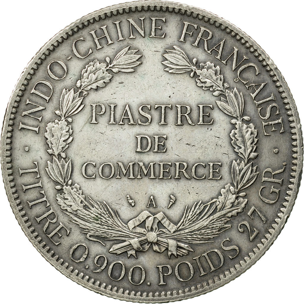 Coin, FRENCH INDO-CHINA, Piastre, 1902, Paris, EF(40-45), Silver, KM:5a.1