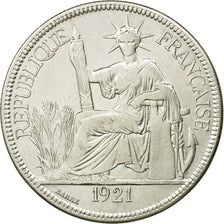 Monnaie, FRENCH INDO-CHINA, Piastre, 1921, San Francisco, TTB, Argent, KM:TS1