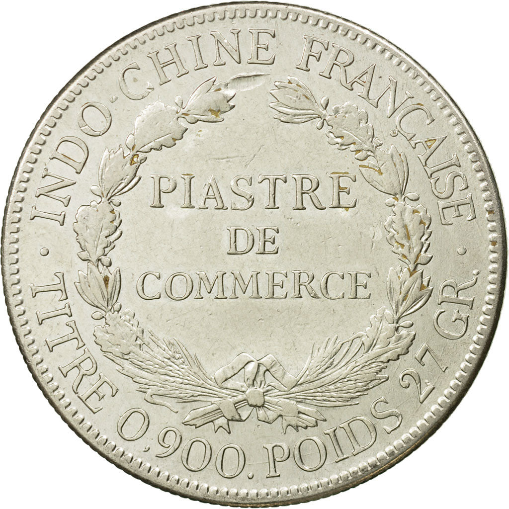 Monnaie, FRENCH INDO-CHINA, Piastre, 1921, San Francisco, TTB, Argent, KM:TS1