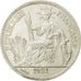 Coin, FRENCH INDO-CHINA, Piastre, 1921, Heaton, Birmingham, EF(40-45), Silver