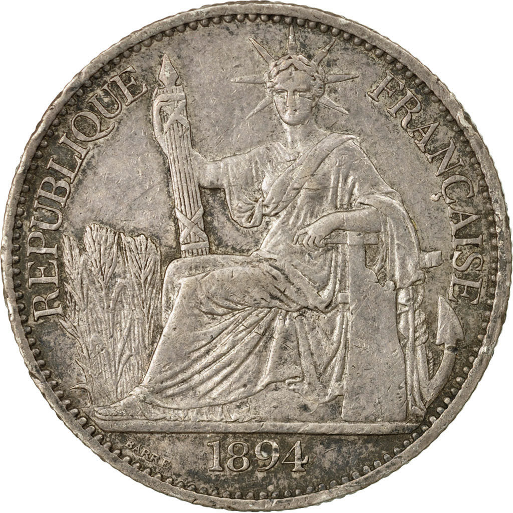 Monnaie, FRENCH INDO-CHINA, 50 Cents, 1894, Paris, TTB, Argent, KM:4