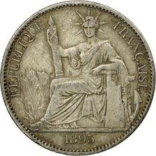 Monnaie, FRENCH INDO-CHINA, 50 Cents, 1895, Paris, TTB, Argent, KM:4