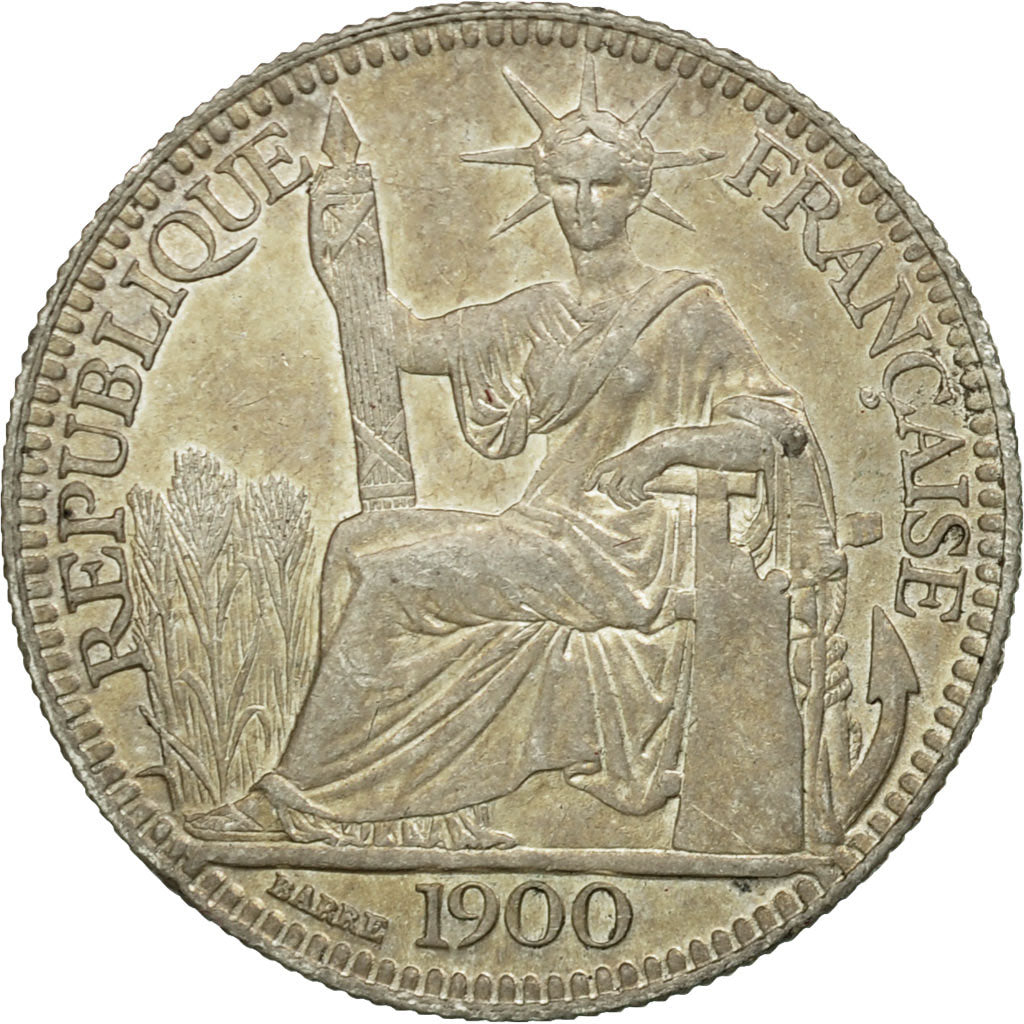 Monnaie, FRENCH INDO-CHINA, 10 Cents, 1900, Paris, SUP, Argent, KM:9
