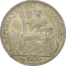 Monnaie, FRENCH INDO-CHINA, 10 Cents, 1900, Paris, SUP, Argent, KM:9