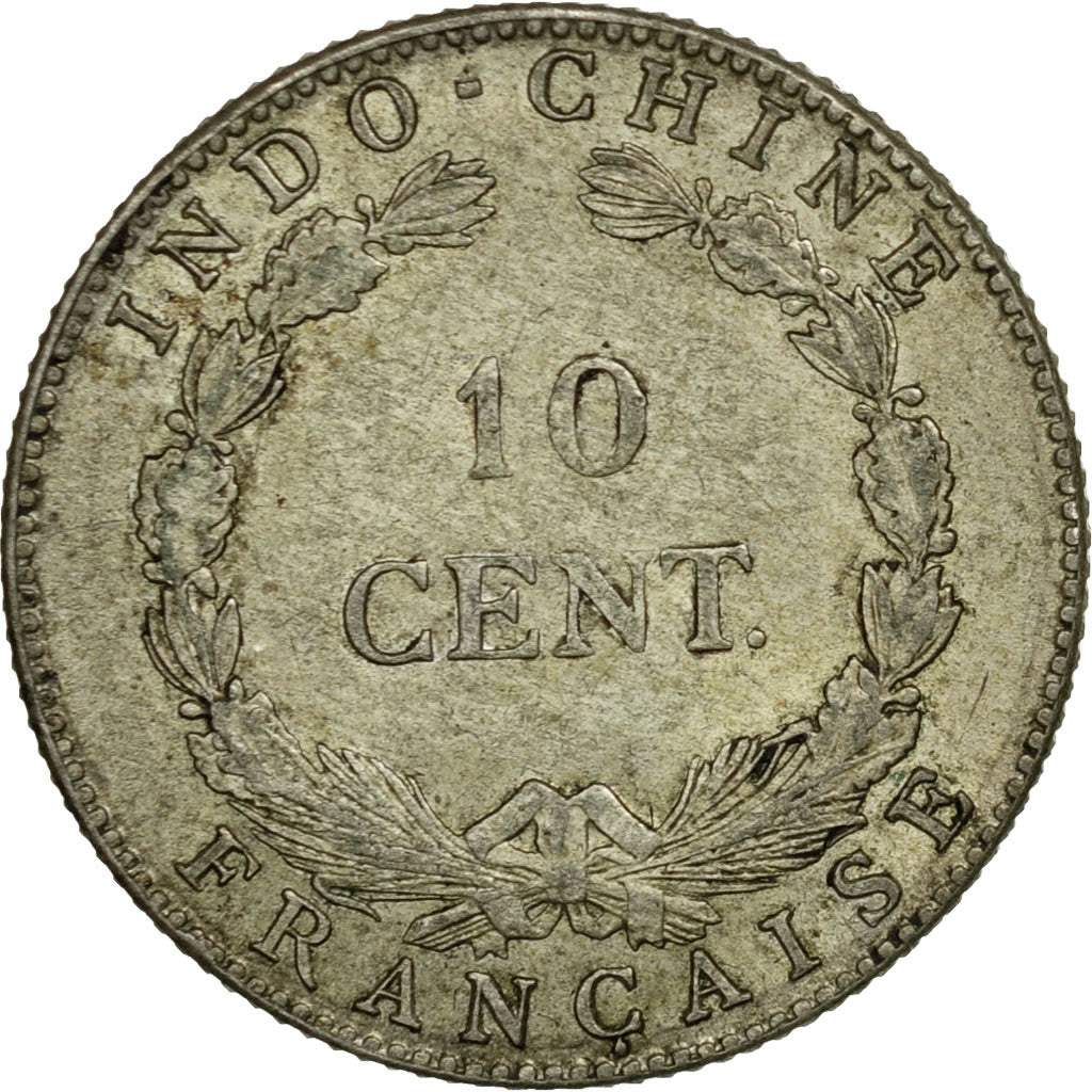 Coin, FRENCH INDO-CHINA, 10 Cents, 1920, San Francisco, EF(40-45), Silver