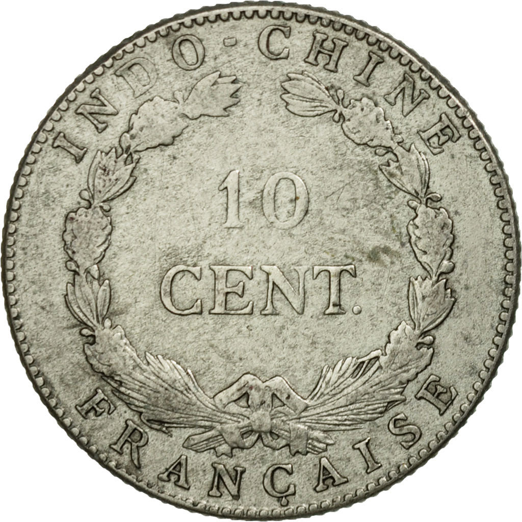 Coin, FRENCH INDO-CHINA, 10 Cents, 1920, San Francisco, EF(40-45), Silver