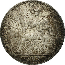 Moneta, INDOCINA FRANCESE, 10 Cents, 1922, Paris, BB+, Argento, KM:16.1