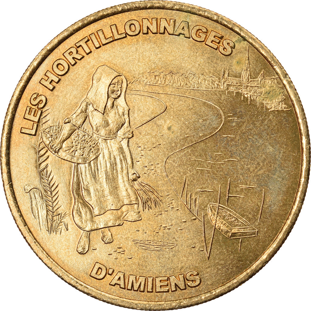 France, Médaille, Euro d'Amiens, les Hortillonnages, 1998, SPL