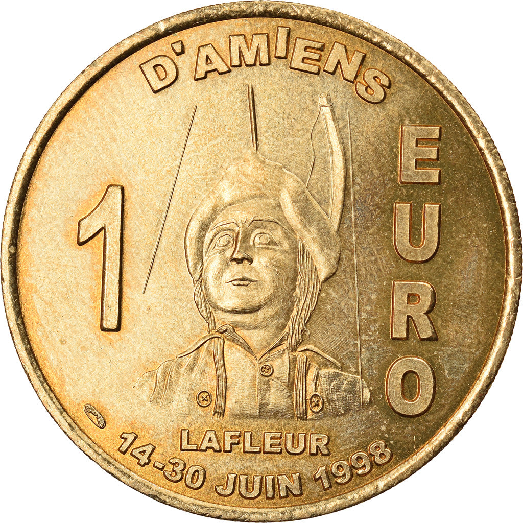 France, Médaille, Euro d'Amiens, les Hortillonnages, 1998, SPL