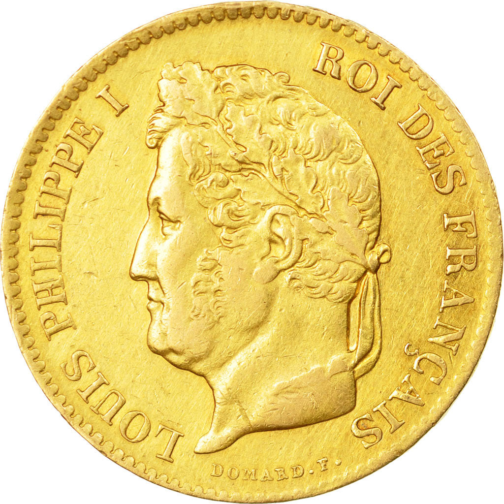 Coin, France, Louis-Philippe, 40 Francs, 1833, Paris, EF(40-45), Gold, KM:747.1