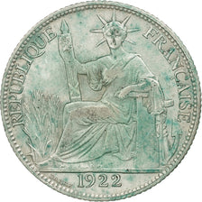 Coin, FRENCH INDO-CHINA, 20 Cents, 1922, Paris, EF(40-45), Silver, KM:17.1