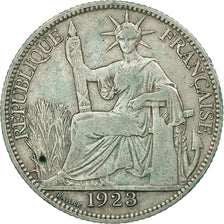 Coin, FRENCH INDO-CHINA, 20 Cents, 1923, Paris, EF(40-45), Silver, KM:17.1