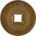 Münze, FRENCH INDO-CHINA, 2 Sapeque, 1894, Paris, SS, Bronze, KM:6, Lecompte:10