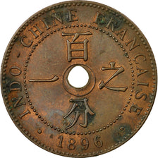 Coin, FRENCH INDO-CHINA, Cent, 1896, Paris, AU(50-53), Bronze, KM:8, Lecompte:50