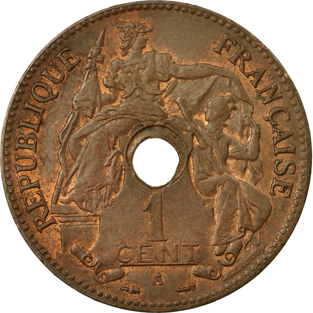 Monnaie, FRENCH INDO-CHINA, Cent, 1896, Paris, SUP, Bronze, KM:8, Lecompte:50