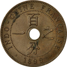 Coin, FRENCH INDO-CHINA, Cent, 1899, Paris, AU(55-58), Bronze, KM:8, Lecompte:54