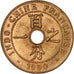 Moneta, INDOCINA FRANCESE, Cent, 1900, Paris, SPL-, Bronzo, KM:8, Lecompte:55