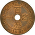 Moneta, INDOCINA FRANCESE, Cent, 1901, Paris, SPL-, Bronzo, KM:8, Lecompte:57