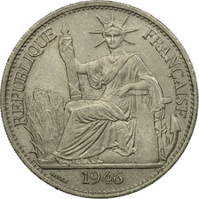 Münze, FRENCH INDO-CHINA, 50 Cents, 1946, Paris, VZ+, Copper-nickel, KM:31
